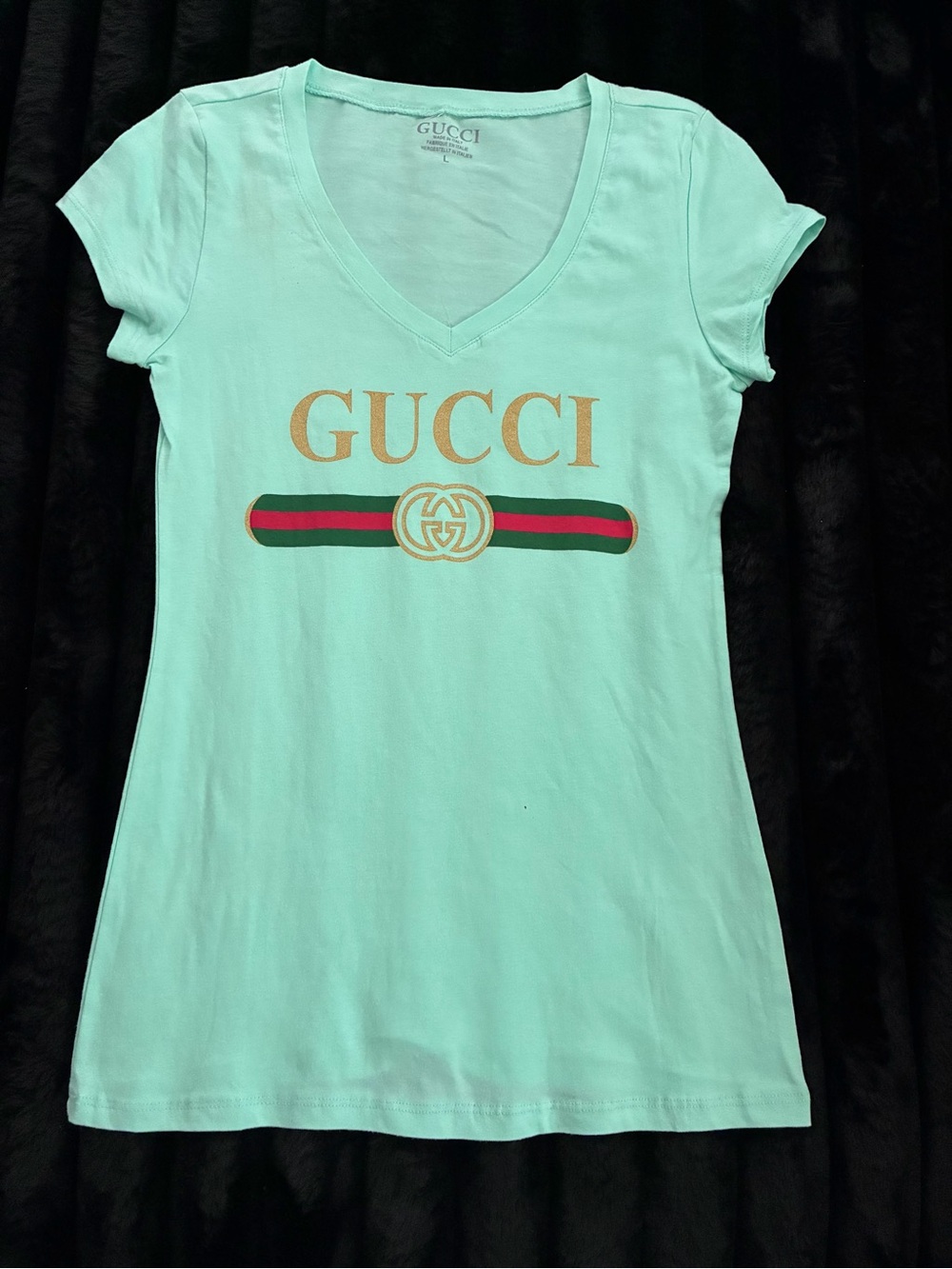 New Luxury Graphic Print G T-shirt Size L